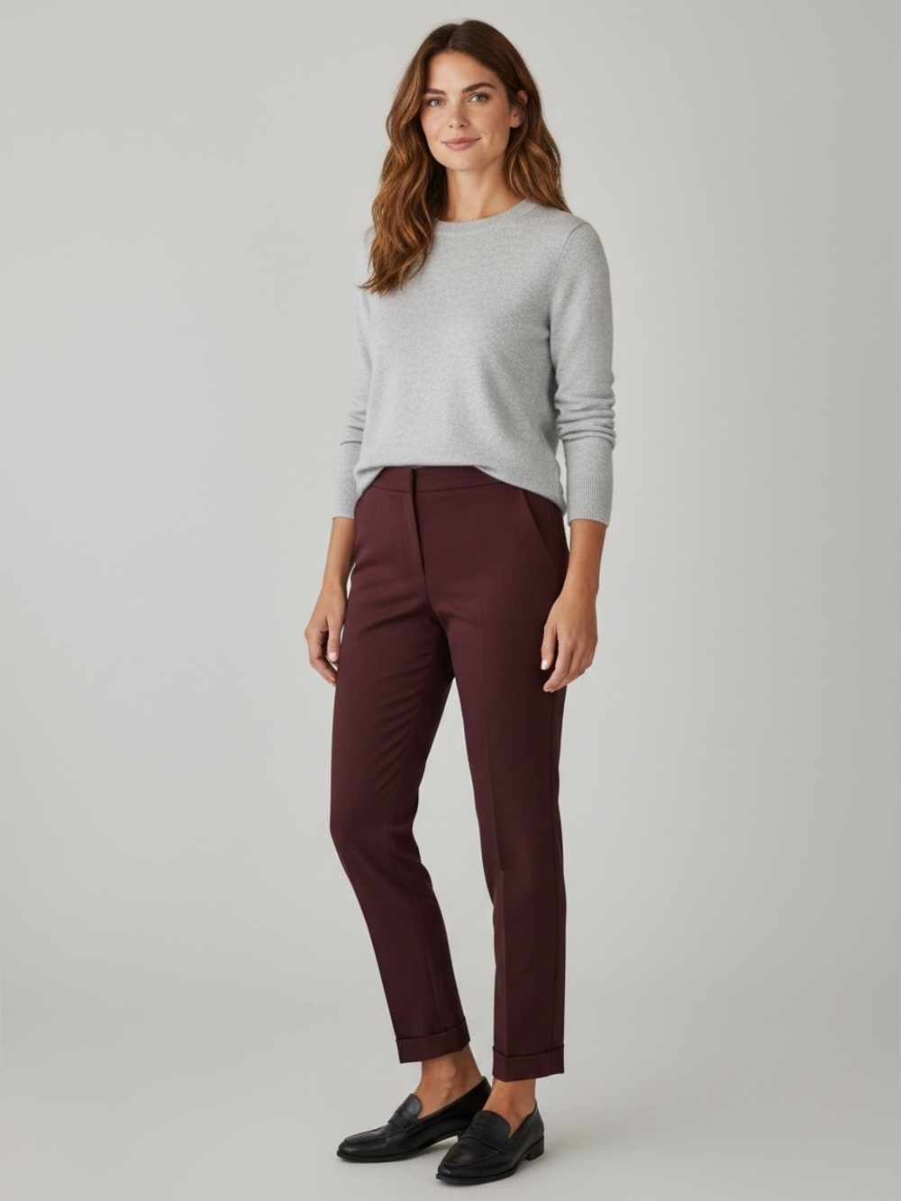 Judith & Charles Reva B Cuffed Crop Pants
